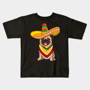 Cinco de Mayo Schnauzer Sombrero Kids Men Women Gift Kids T-Shirt